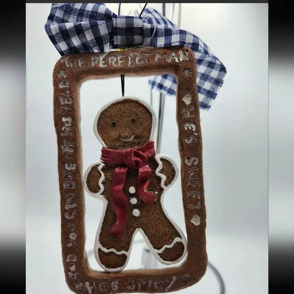 Christmas Ornament, Gingerbread Man, Perfect Man